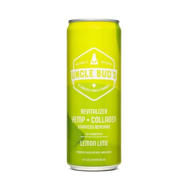 Uncle Bud’s Hemp & Marine Collagen Lemon Lime Beverage (Non-Carbonated)