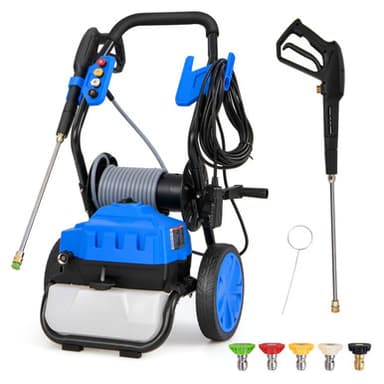 2300-PSI 1.8-GPM Electric Pressure Washer with Wheels &amp; 5 Quick Connect Nozzles