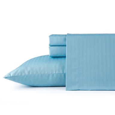 Bibb Home 1500 Count Damask Stripe Sheet Set