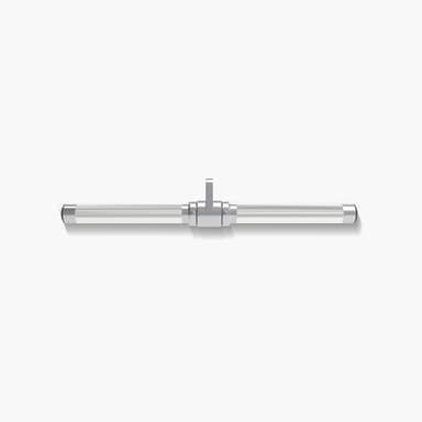 Aluminum 19" Straight Bar