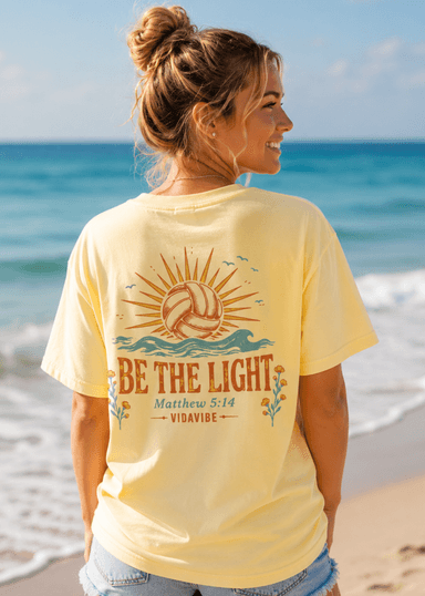 Be The Light Volleyball Tee