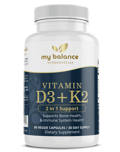 Vitamin D3 & K2 Supplement For Natural Immune Support "Happy Vitamin"
