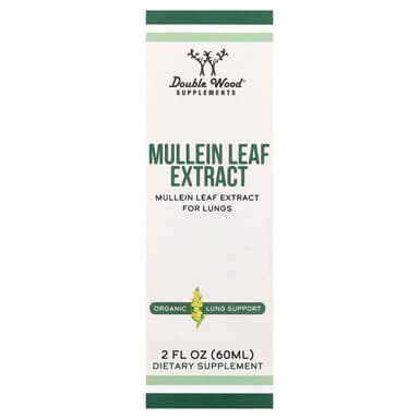 Double Wood Supplements, Mullein Leaf Extract, 2 fl oz (60 ml)
