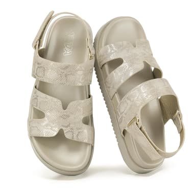 Women's Chunky Sandals with Adjustable Strap
