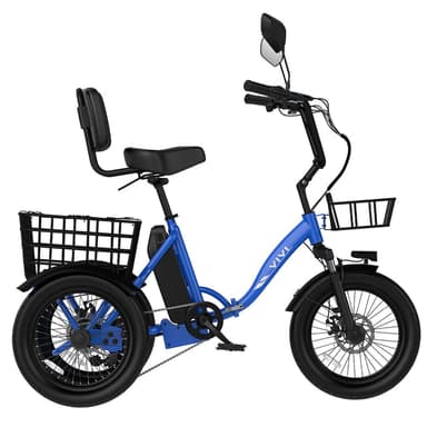 VIVI FatGo1 Electric Trike Folding Commuter Electric Tricycle SGS Certified to UL2849