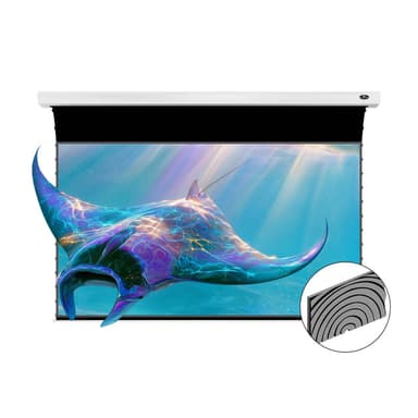 VIVIDSTORM Slimline SilicaFlex Motorized Fresnel Long Throw ALR Projector Screen Pre-order