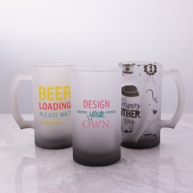 16 oz Gradient Color Beer Stein