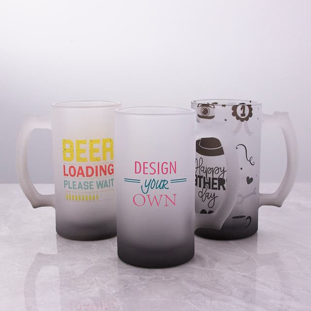 16 oz Gradient Color Beer Stein