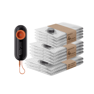 NANO BAG SET AT -55KPA VACUUM POWER The New Standard of Compression