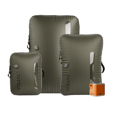 EZY SET BUNDLE - 3 Size Travel Vacuum Pack For Luggage Space Saving