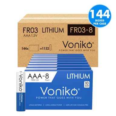 Wholesale AAA FR03 Lithium Batteries