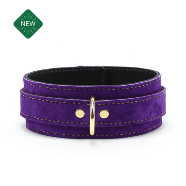 Alex Luxury Suede Submissive Collar Special Edition 2-Inch