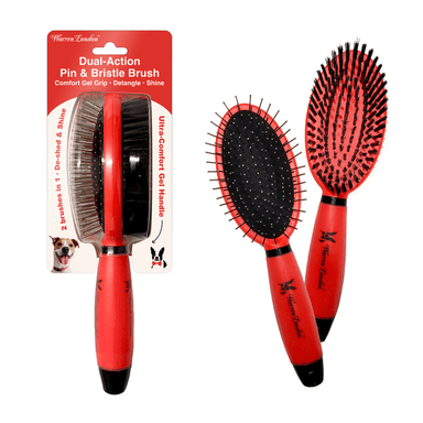Dual-Action Pin & Bristle Brush