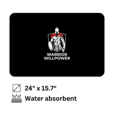 🎁 Warrior Willpower Water Absorbent Mat (100% off)