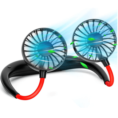 Neck Fan Portable Rechargeable: Personal Cooling Wearable Fan Around your Neck that Blow Cold Air