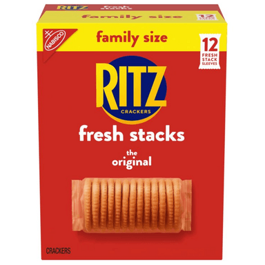 Ritz Fresh Stacks Original Crackers, Travel Snacks, Family Size, 17.8 oz