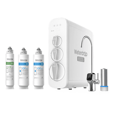 Waterdrop G3P800 Tankless RO System with UV Light, Complete Filtration Set