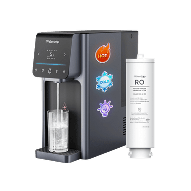 Waterdrop A1 Reverse Osmosis Hot Cold Water Dispenser with RO Replacement Filter Combo