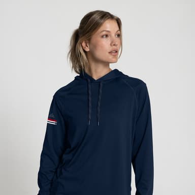 Women's Folds of Honor UPF 50+ Hooded Sun Shirt – Guiding Light