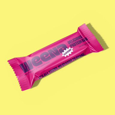 Weena Delicious Protein Bar - Raspberry - 12 x 50 g