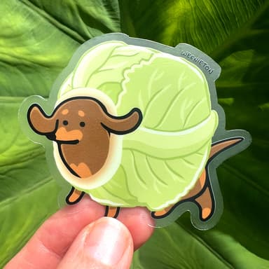 Lettuce Weenie Sticker