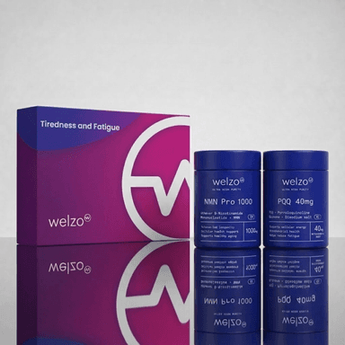 Welzo's Energy Test & Supplement Bundle — NMN + PQQ + Energy & Fatigue Blood Test