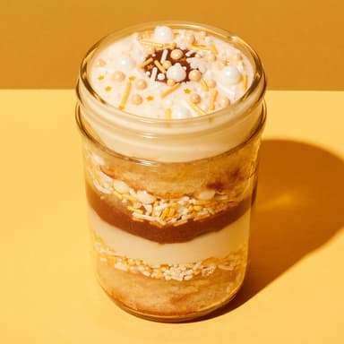 Cinnamon Roll Cupcake Jar