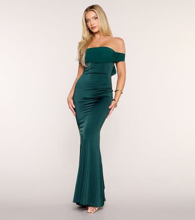Mariska Tie Back Mermaid Formal Dress