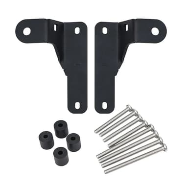 Jeep Wrangler JL | Gladiator JT (2018-2026) A-Pillar Ditch Light Brackets - Pair