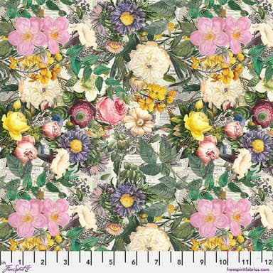 Fabric FreeSpirit Multi Floristry Palette Curated by the Quarter Yard PWTH324.CMULTI
