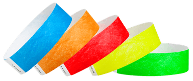 3/4" Variety Pack Tyvek® Wristbands