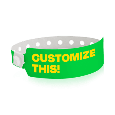 Custom Wide Vinyl Wristbands