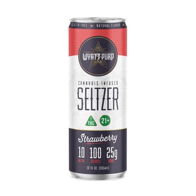 10mg THC Seltzer - Strawberry
