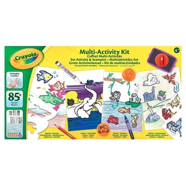 Crayola Deluxe Multi-Activity Kit Arts Crafts Set 85+ Pieces