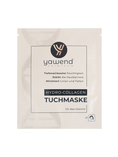 Hydro Collagen Tuchmaske – 4er Set – 4 Anwendungen für sichtbar glattere, strahlende Haut