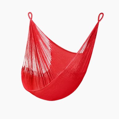 Virgin Voyages Exclusive Red Hanging Chair
