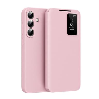 Smart Window Card Slot Leather Cover for Samsung