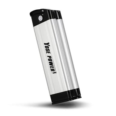 Second-Hand! 36V 10.4Ah E-Bike Seat Tube Battery without Charger SilverFish for MiFa, Rex, Prophete, Aldi, Avocet, Viking, Byocycles, Phylion/XH370-10J, Zhenlon