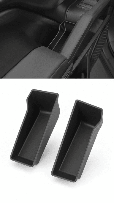 Door Handle Storage Bins for Toyota Tacoma (2024-2026) – Front Door Grab Handle Insert Tray | YotaTribe