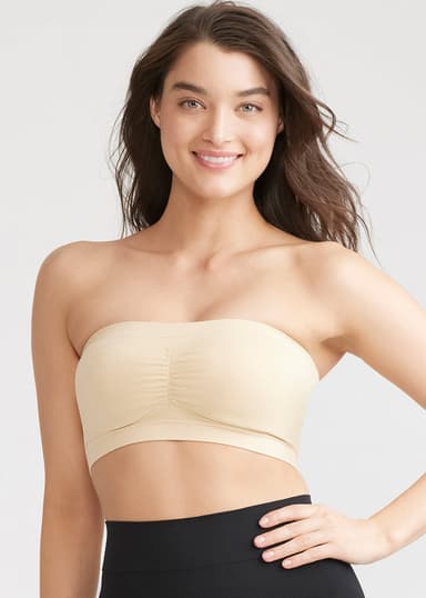Bandeau Bra w/ Removable Pads - Frappe