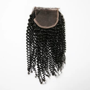 Flash Sale | Natural Black Kinky Curly 4x4 Lace Closure Sale
