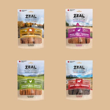 Canada Jerky Tenders Variety Bundle for Dogs (4-Pack)