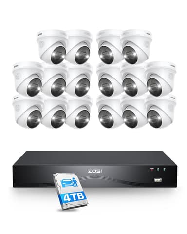 C225 4K  12-Camera Capable Security System + UP TO 12TB Hard Drive