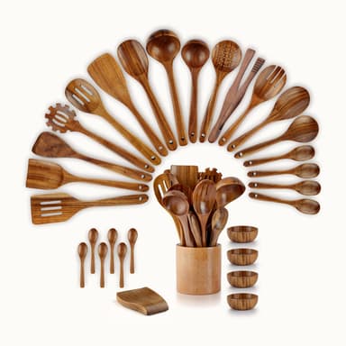 Teak Wood Utensils - Replacement Parts