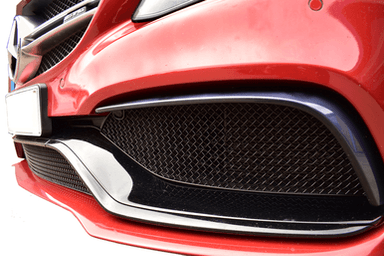 Mercedes AMG C63 (W205) - Outer Grille Set - Black Finish