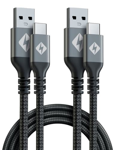 USB-A to USB-C Cable 3m Long - 60W 3A Fast Charging & USB 2.0 Data Sync