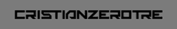 CRISTIANZEROTRE logo