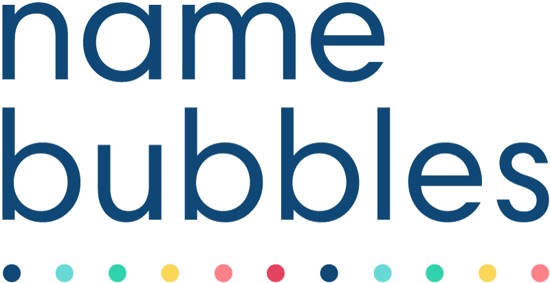 Name Bubbles logo
