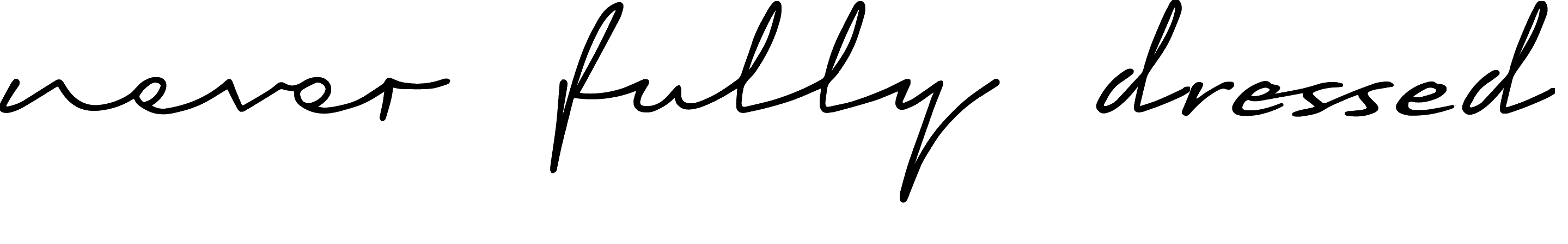 Never Fully Dressed UK logo