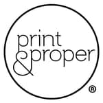 Print and Proper® logo